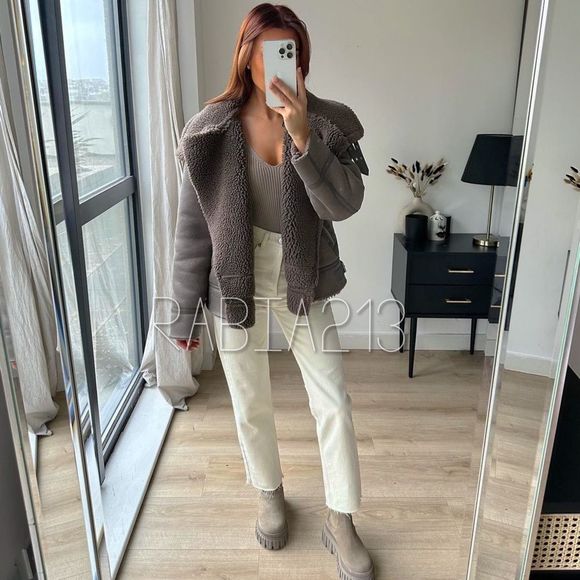 ZARA DOUBLE FACED JACKET - Picture 7 of 16